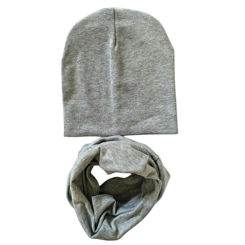 Modern Baby Boys &amp; Girls Hat Scarf Set Beanie Boys Caps with Scarf for Kids In elegant Modern Design