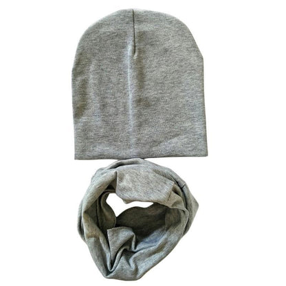 Modern Baby Boys &amp; Girls Hat Scarf Set Beanie Boys Caps with Scarf for Kids In elegant Modern Design