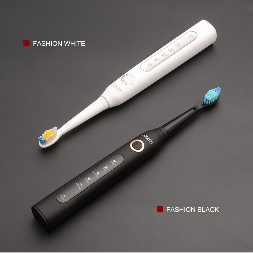 Electric Vibration Toothbrush Sonic Rechargeable Smart Chip Teethbrush Head Replaceable Whitening Healthy Best Gift For Adults And Kids
