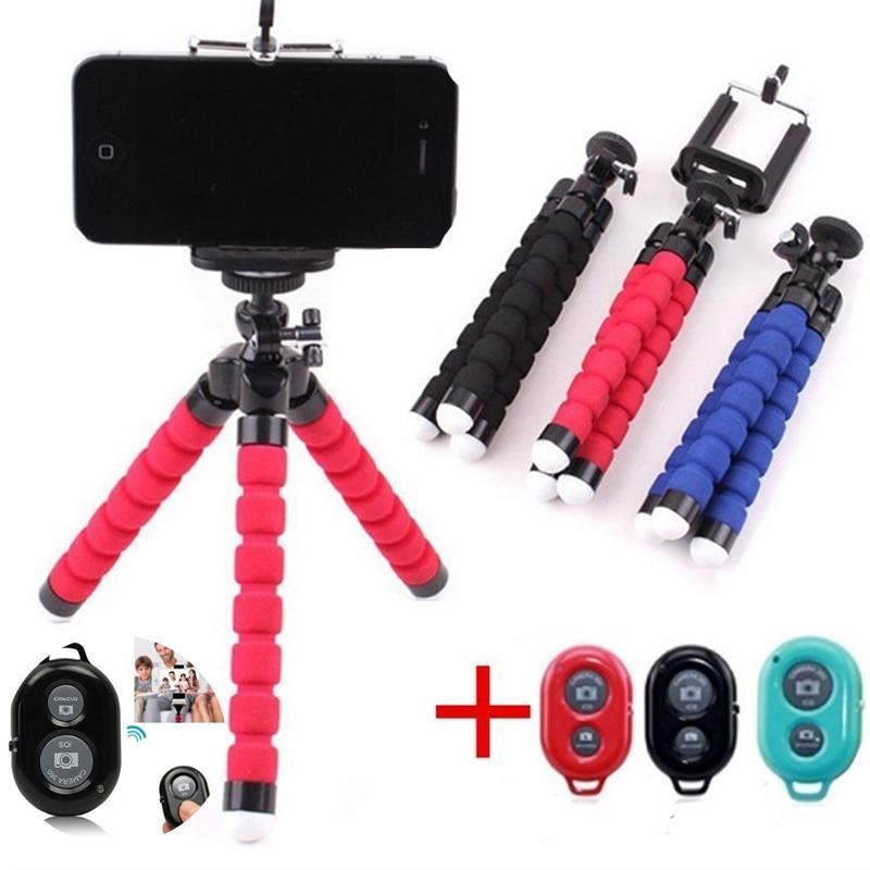 Flexible Tripod Bracket For Mobile Phone Camera Selfie Stand Support Photo Remote Control Phones Accessories