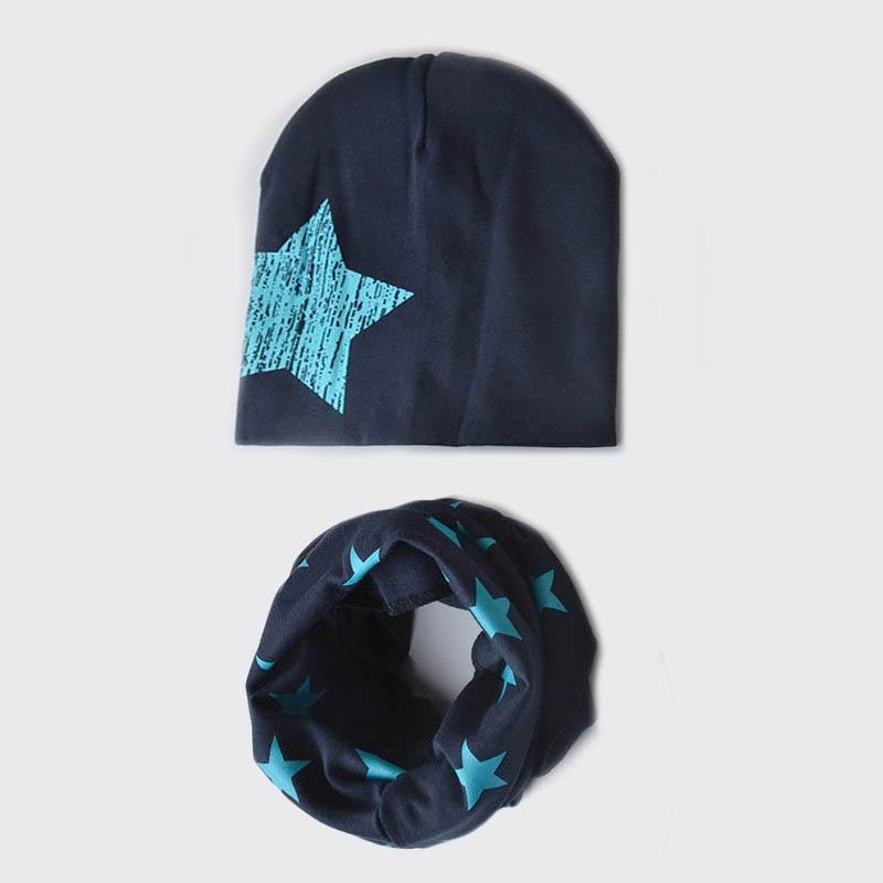 Modern Baby Boys &amp; Girls Hat Scarf Set Beanie Boys Caps with Scarf for Kids In elegant Modern Design