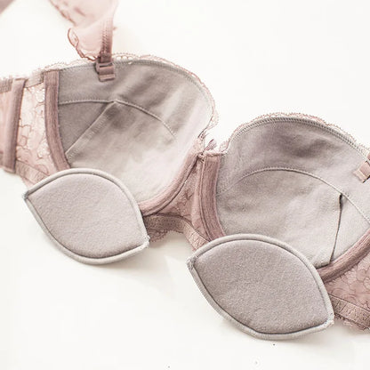 JYF Sexy French Bra Lace Underwear Set Push Up BC Cup Plus Chest Pad Comfortable Embroidery Europe Intimates Bra &amp; Brief Sets