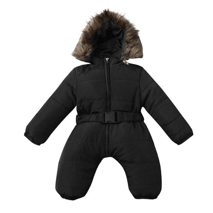 Winter Clothes For Infant Baby Hooded Warm Thick Snowsuit Jumpsuit Romper for Boys and Girls  Style