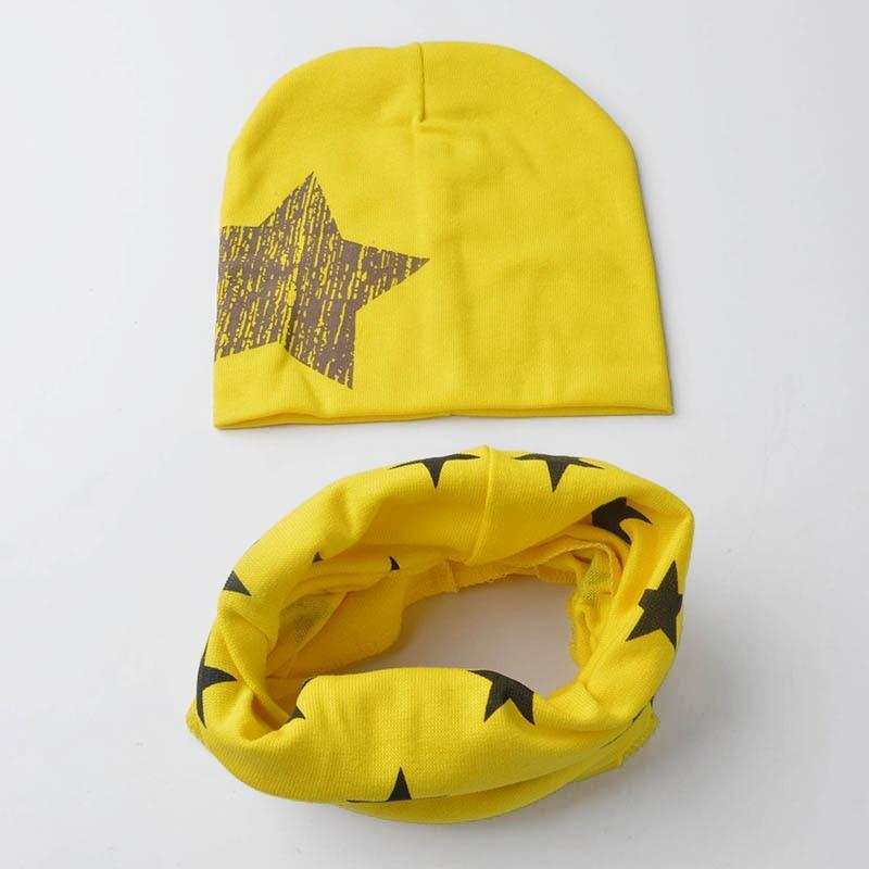Modern Baby Boys &amp; Girls Hat Scarf Set Beanie Boys Caps with Scarf for Kids In elegant Modern Design