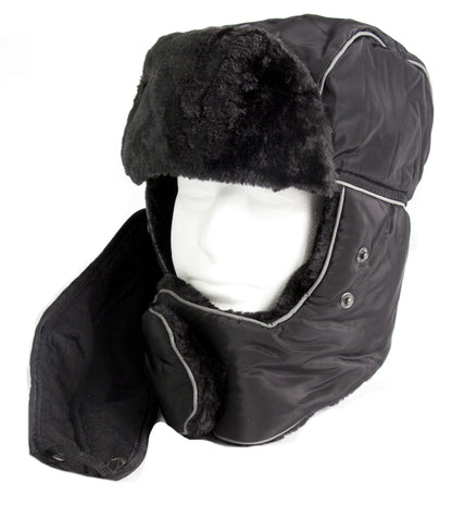 Sakkas Alex Ushanka Trapper Hat Removable Mask Faux Fur Winter Aviator Russian Hat, Windproof Cold Weather for Men &amp; Women