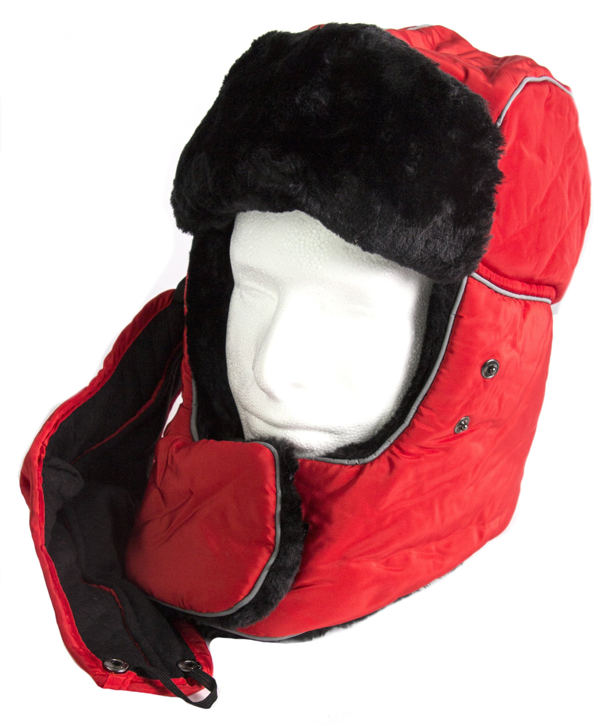 Sakkas Alex Ushanka Trapper Hat Removable Mask Faux Fur Winter Aviator Russian Hat, Windproof Cold Weather for Men &amp; Women