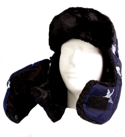 Sakkas Alex Ushanka Trapper Hat Removable Mask Faux Fur Winter Aviator Russian Hat, Windproof Cold Weather for Men &amp; Women