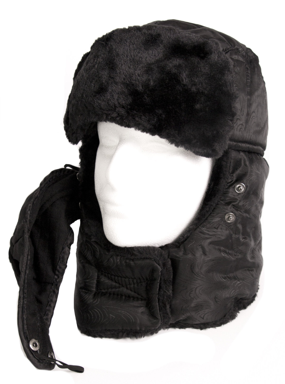 Sakkas Alex Ushanka Trapper Hat Removable Mask Faux Fur Winter Aviator Russian Hat, Windproof Cold Weather for Men &amp; Women