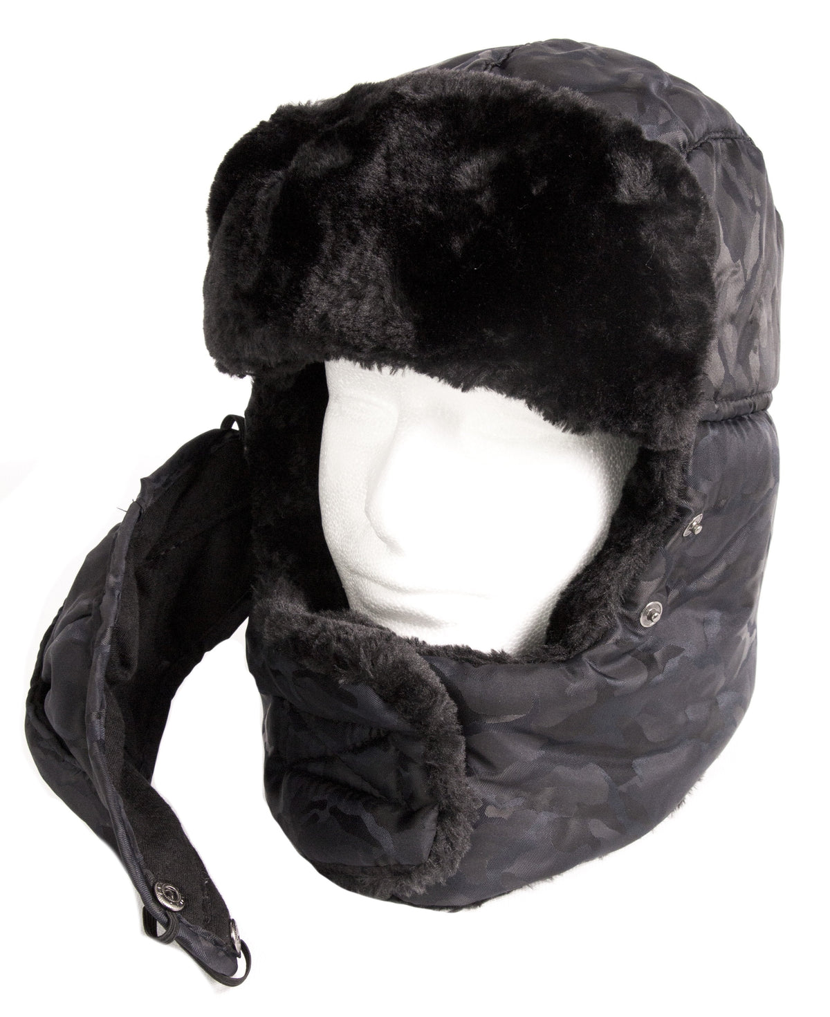 Sakkas Alex Ushanka Trapper Hat Removable Mask Faux Fur Winter Aviator Russian Hat, Windproof Cold Weather for Men &amp; Women