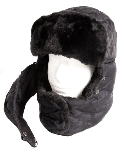 Sakkas Alex Ushanka Trapper Hat Removable Mask Faux Fur Winter Aviator Russian Hat, Windproof Cold Weather for Men &amp; Women