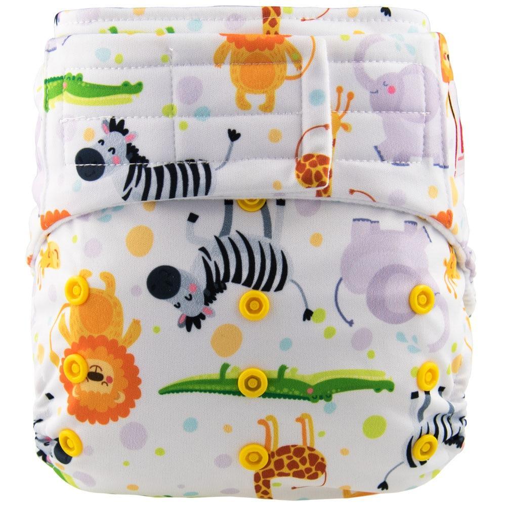 Hook &amp; Loops Pocket Diaper - cloth Inner Waterproof Washable Reusable Baby Diaper For Kids