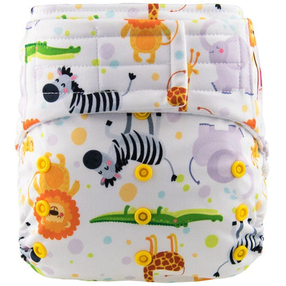 Hook &amp; Loops Pocket Diaper - cloth Inner Waterproof Washable Reusable Baby Diaper For Kids