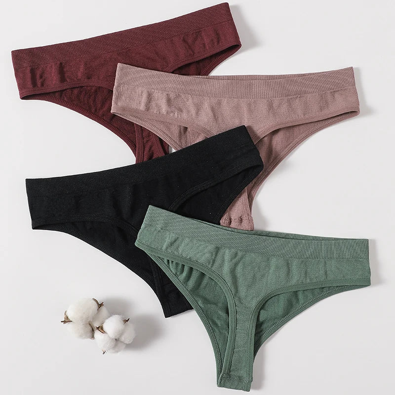 3Pcs/Set Thongs Women&