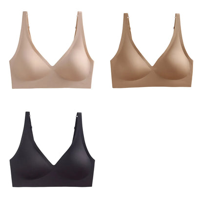 3Pcs/Set Seamless Bras Wire Free Brassiere Women Underwear Female Sexy Lingerie Plunge Underwear &amp; Sleepwears Intimates