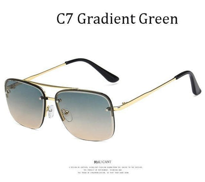 Luxury NEW TREND Classic Fashion Cool Men Sunglasses Brand New Vintage Design UV400 Oculos De Sol