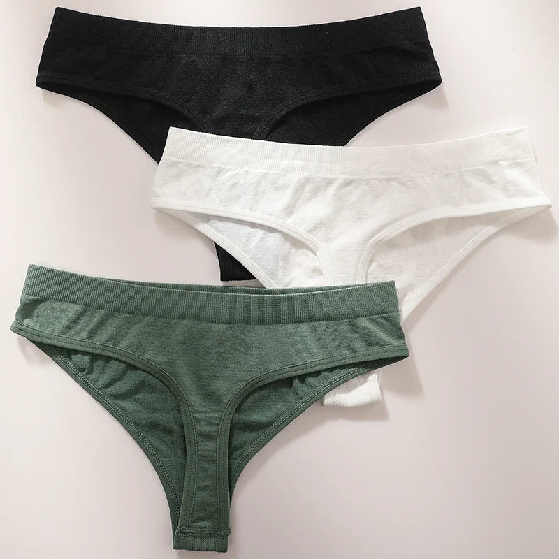 3Pcs/Set Thongs Women&