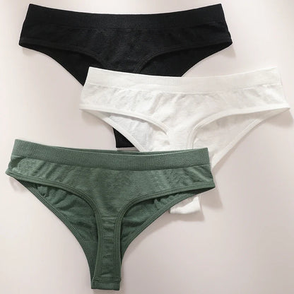 3Pcs/Set Thongs Women&