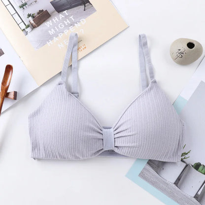 Wire Free Bras For Women Push-Up Bra Sexy Lingerie Padded Bra Top Seamless Underwear Solid Color Brassiere Intimates