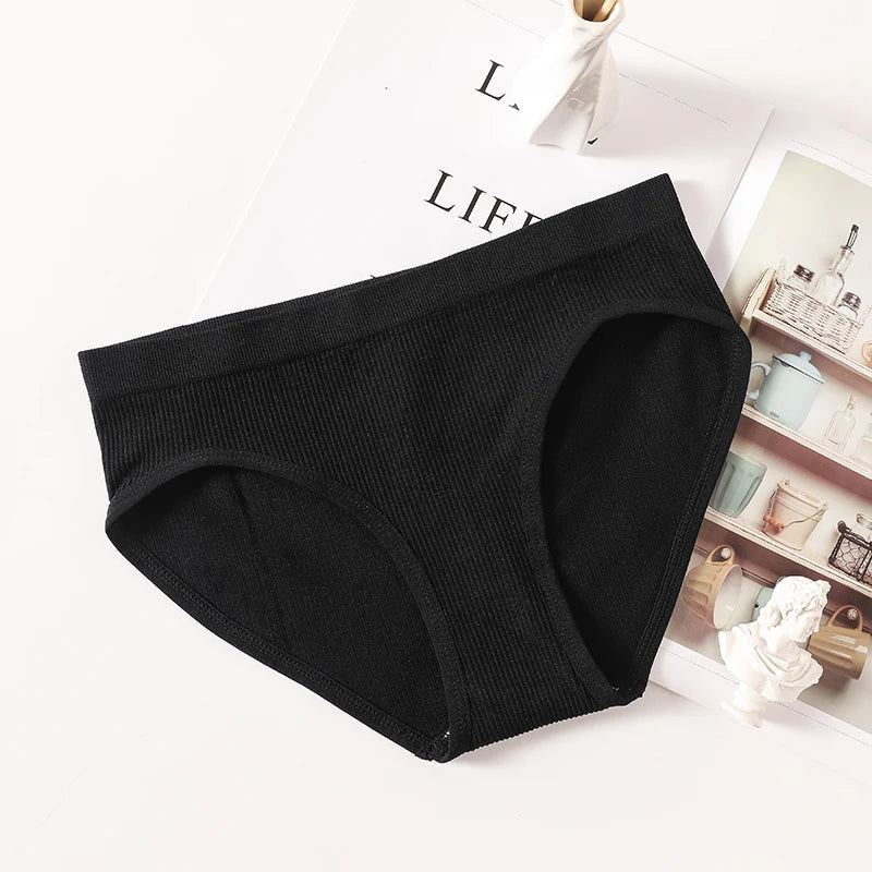 Women High Waist Panties Briefs Seamless Female Underpants Shapewear Underwear Sexy Lingerie Tummy Control Comfort Panties