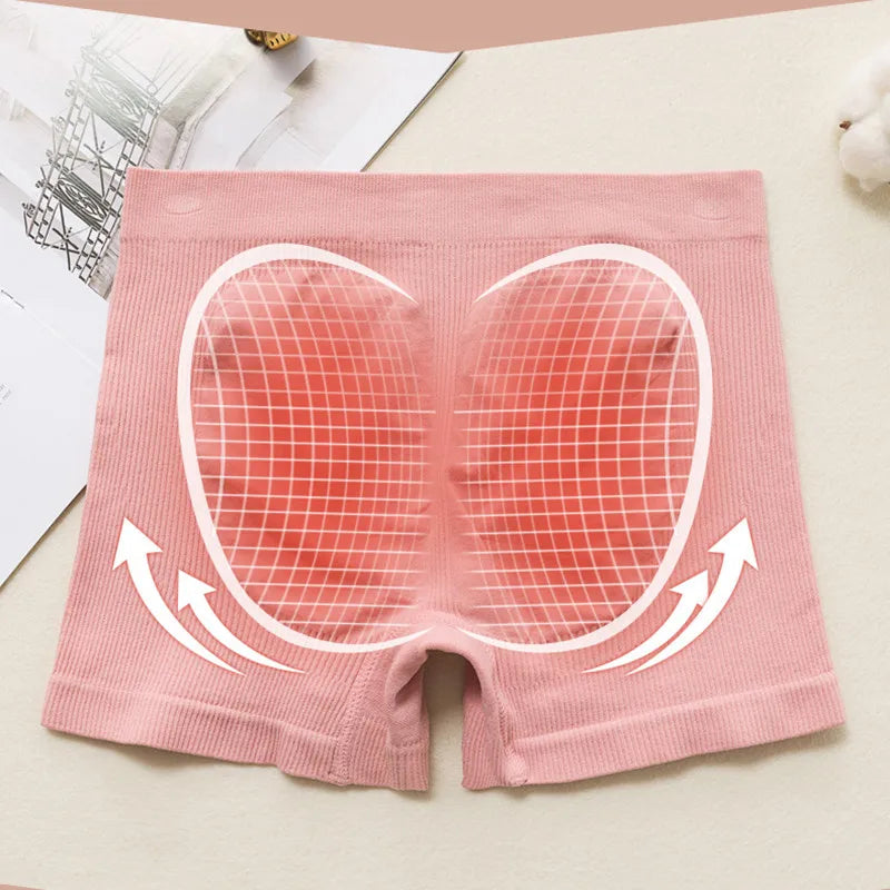 1PC Seamless Panties Women BoyShorts Push-Up Hip Design Cotton Gusset Women&