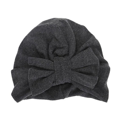 Modern Trend Stylish Baby Hat for Girls Big Bow Turban Baby Cap Accessories In Great Design