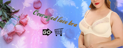 Bras For Women Minimizer Brassiere Plus Size Lace Bra Support Underwire Full Big Cup Thin Adjusted-straps D E F G H I