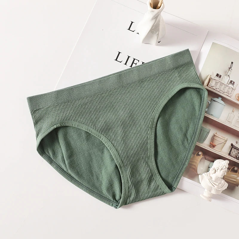 Women High Waist Panties Briefs Seamless Female Underpants Shapewear Underwear Sexy Lingerie Tummy Control Comfort Panties