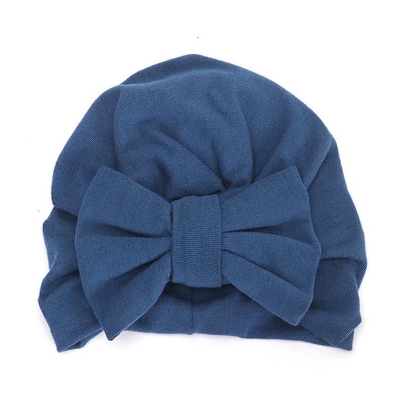 Modern Trend Stylish Baby Hat for Girls Big Bow Turban Baby Cap Accessories In Great Design