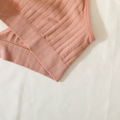 3pcs/lot Seamless Bra Push Up Bras For Women Deep V-neck Bralette Sexy Lingerie Female Low Back Sleep Underwear Unlined Crop Top