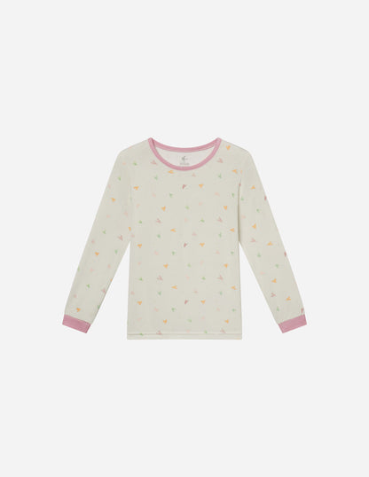 Heart Bamboo Kids Pajama Set