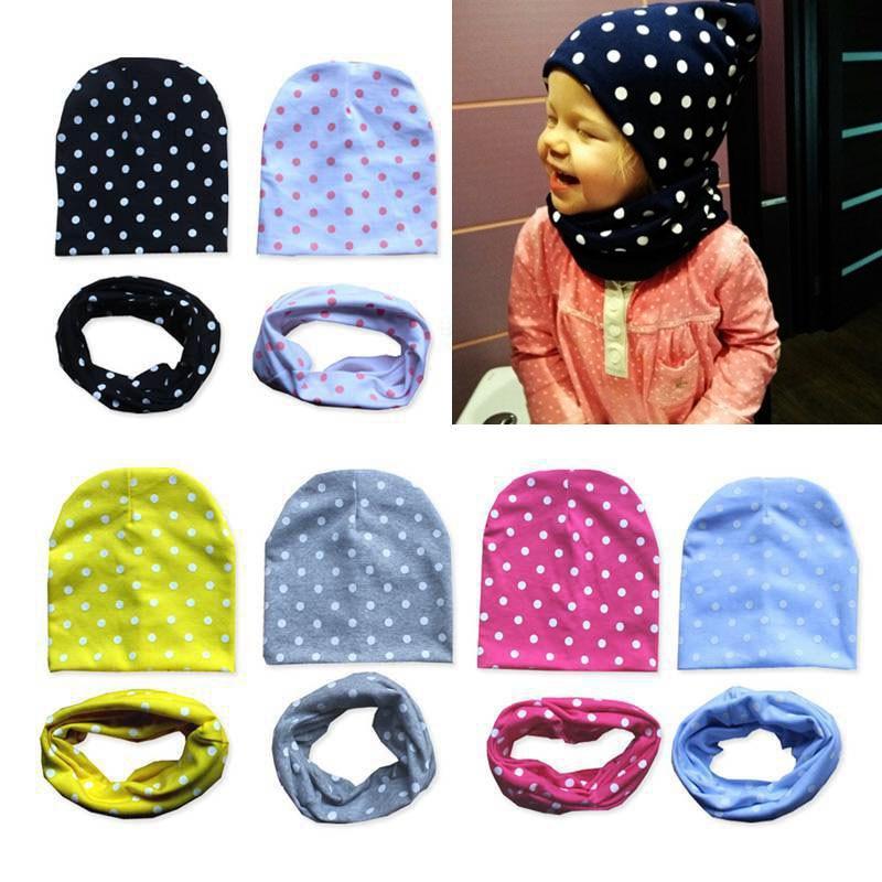 Modern Baby Boys &amp; Girls Hat Scarf Set Beanie Boys Caps with Scarf for Kids In elegant Modern Design