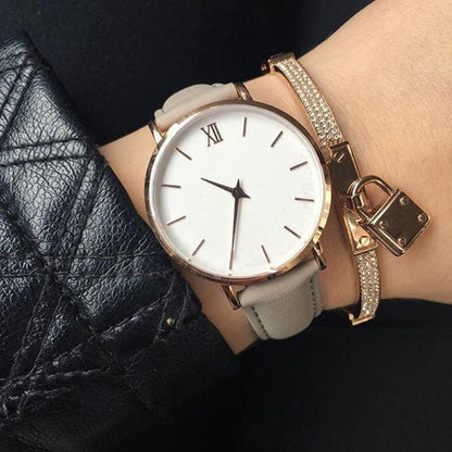 New STEVVEX Fashion Simple Women Watches Woman Ladies Casual Leather Quartz Watch For Women and Girls