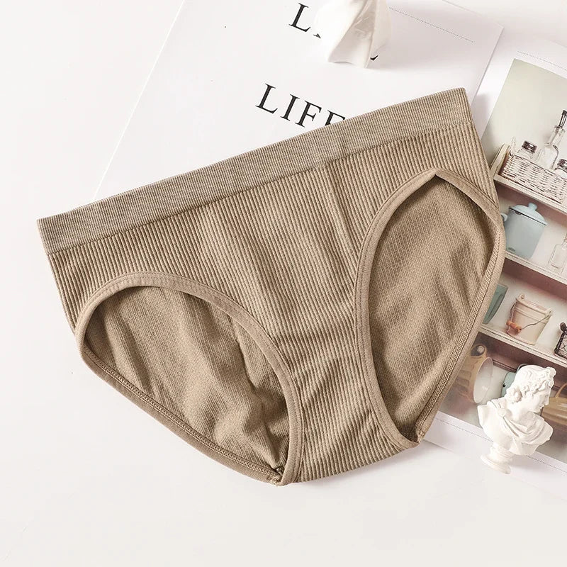 Women High Waist Panties Briefs Seamless Female Underpants Shapewear Underwear Sexy Lingerie Tummy Control Comfort Panties