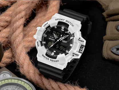 Sport Men Watches White G style Watch In LED Digital Style Waterproof 30M Casual Luxury Elegant Style  Relogios masculino