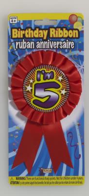 Birthday Winner Ribbon Award Accessory
