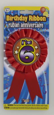 Birthday Winner Ribbon Award Accessory