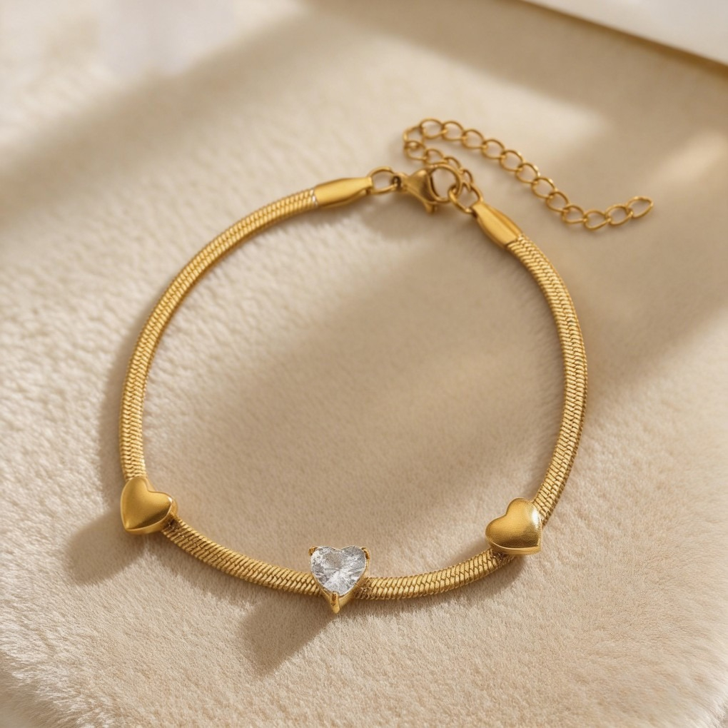 Trendy Snake Chain &amp; Blade Bracelet Set