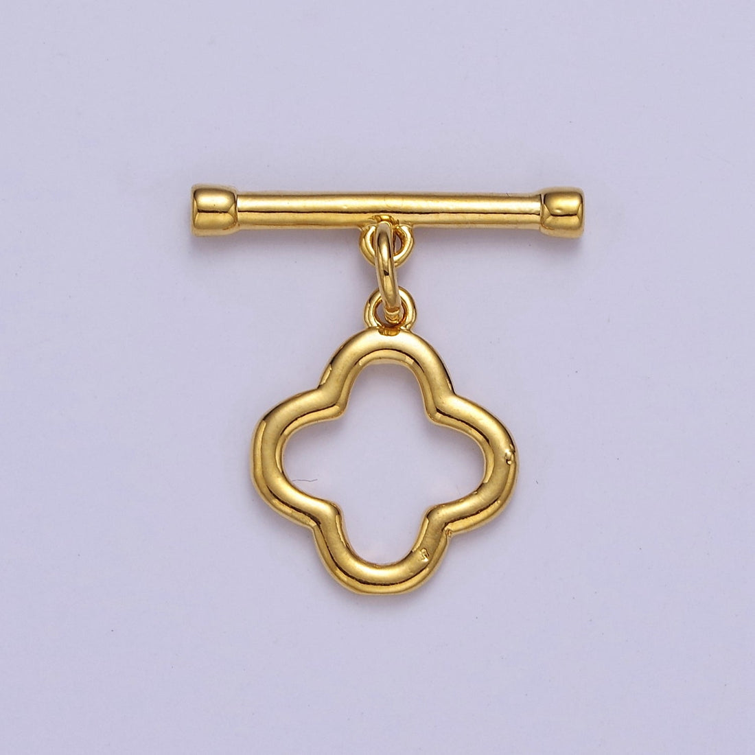 24k Gold Filled Flower Toggle Clasp, Jewelry Clasp OT Clasp Findings L-702 L-703 L-704