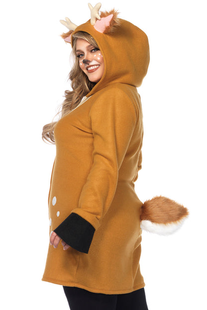Plus Size Cozy Fawn Costume