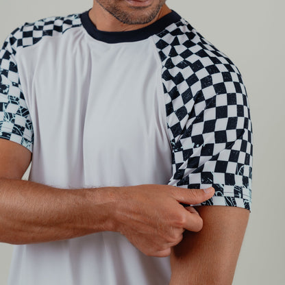 OLEU SUNSPORT™ UV TEE SHIRT - PUNK SPLASH SALT