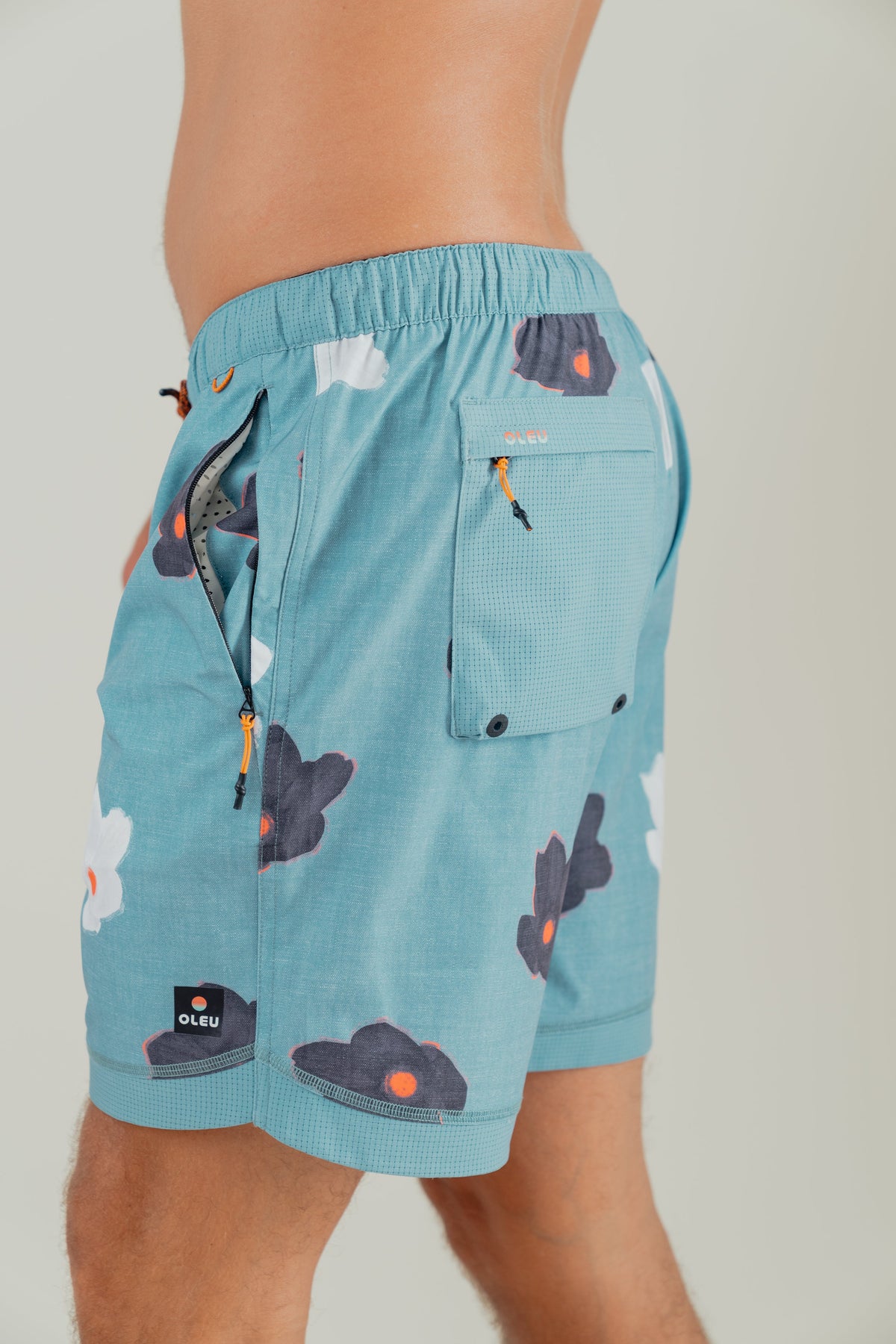 OLEU ALL-SHORT™ 6" INSEAM I 16.5" OUTSEAM - FLOATERS in PACIFIC