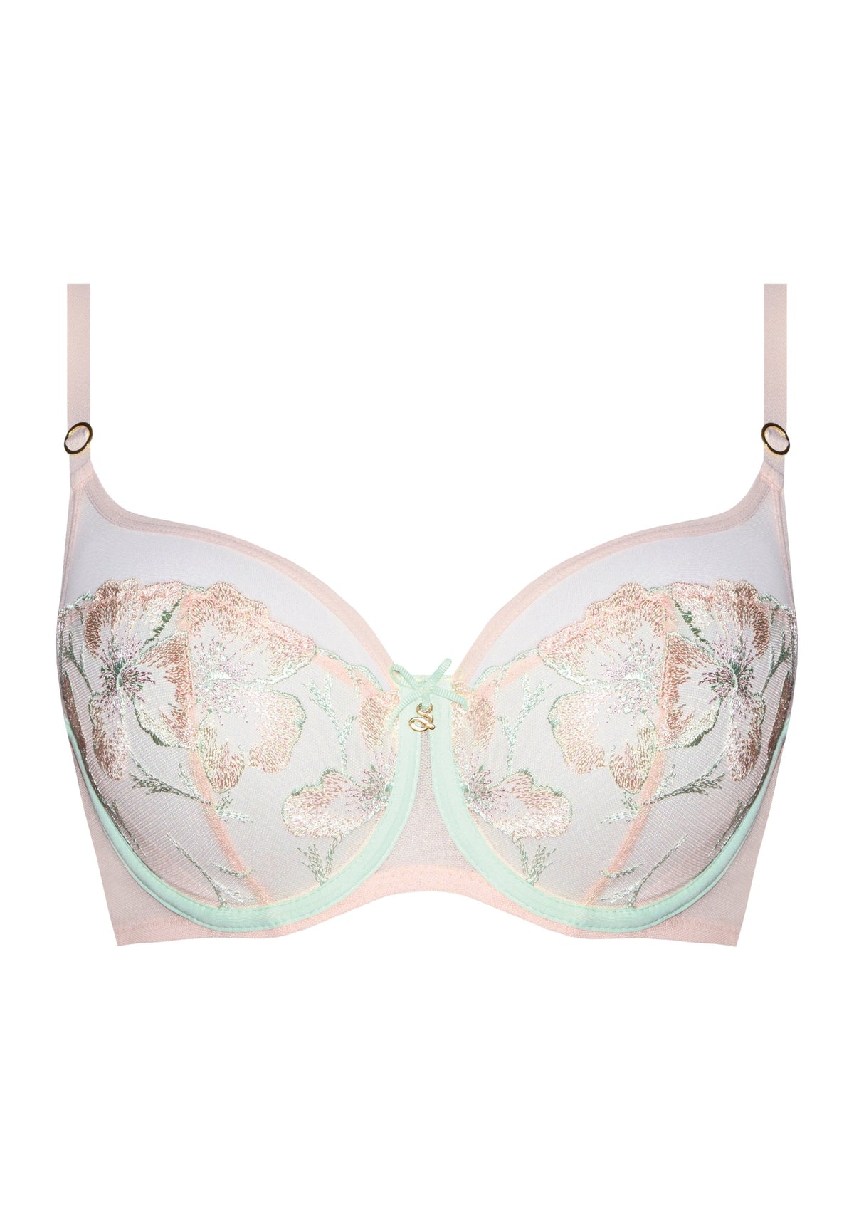 Samanta Lena Powder Rose Balconette Bra