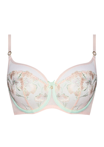 Samanta Lena Powder Rose Balconette Bra