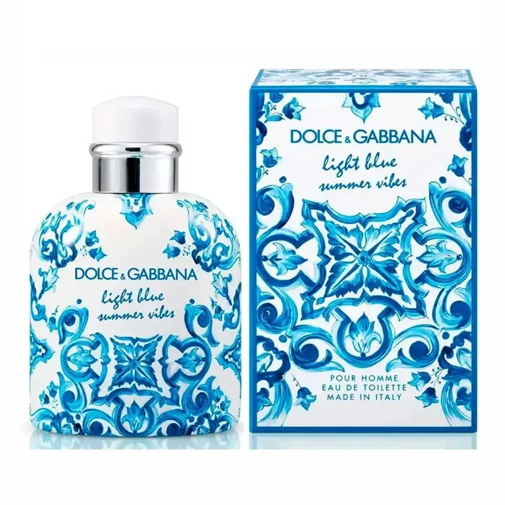 Light Blue Summer Vibes By Dolce &amp; Gabbana For Men 4.2 oz EDT Spray