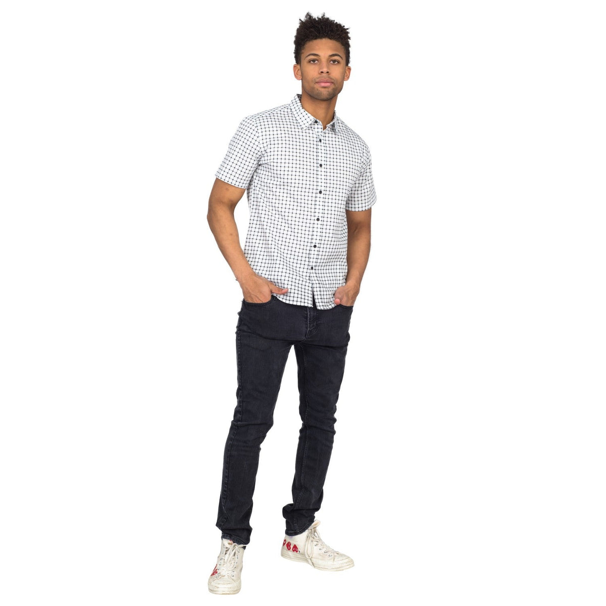 Marty McFly Halloween Costume Button Up Shirt