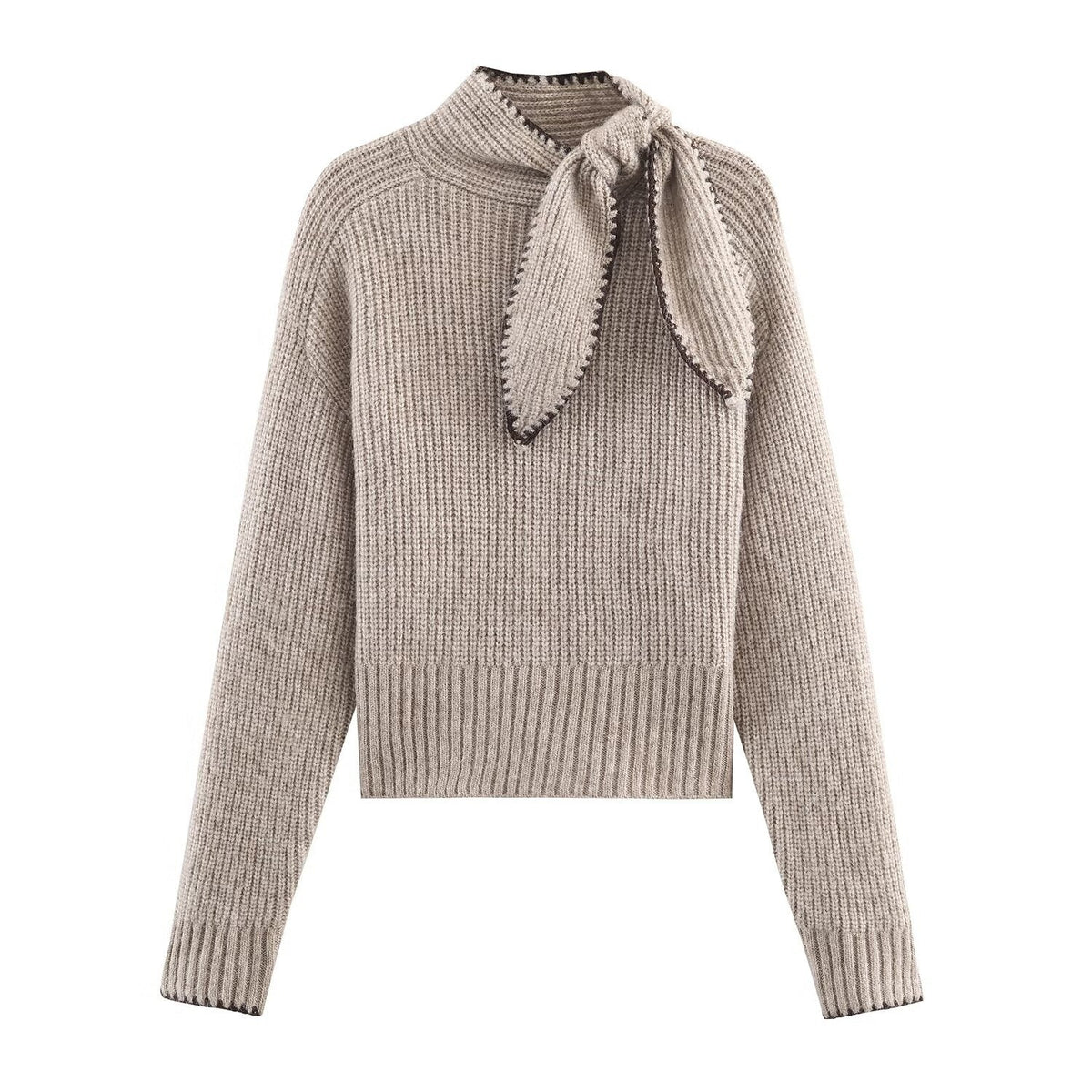 Sweet Bow Detail Knit Sweater