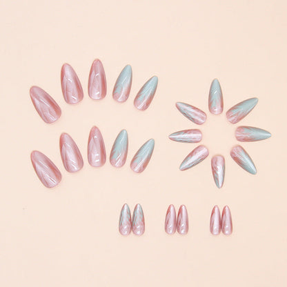 0977- Printed press on nails fake nails removable