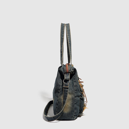 Large capacity hobo shoulder tote bag, Spice Girl bag women&
