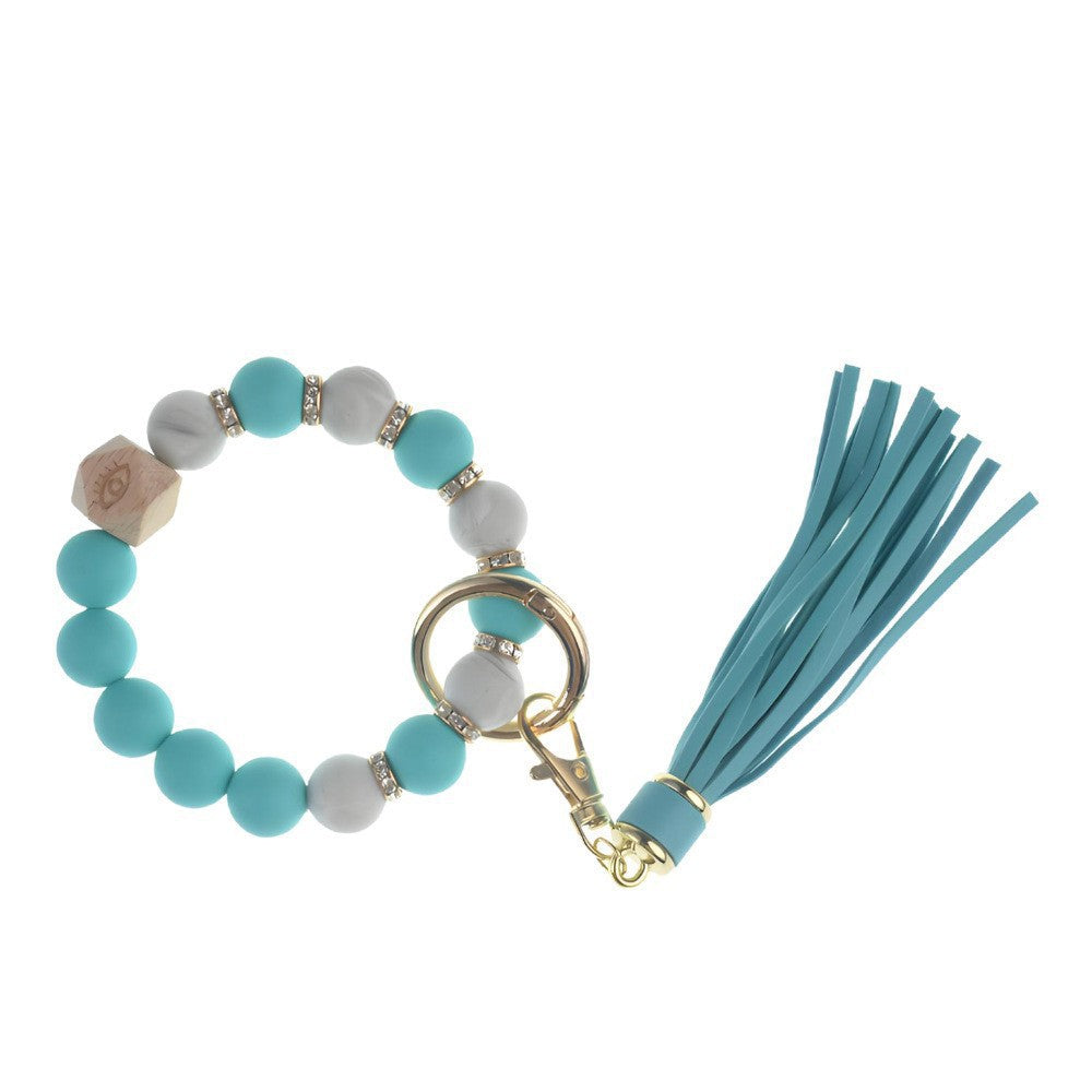PU Tassel Keychain Women&