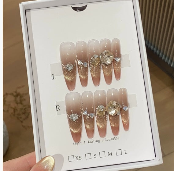 0995- Handmade press on nails fake nails removable